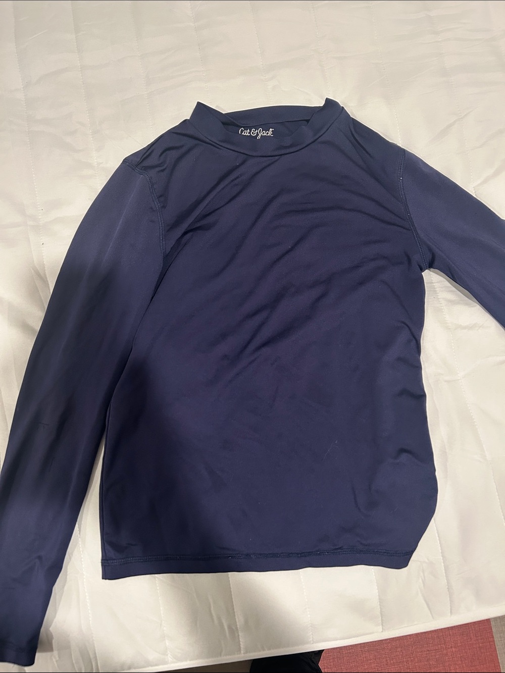 Cat & Jack Navy Blue Long-Sleeve Kids Rashguard